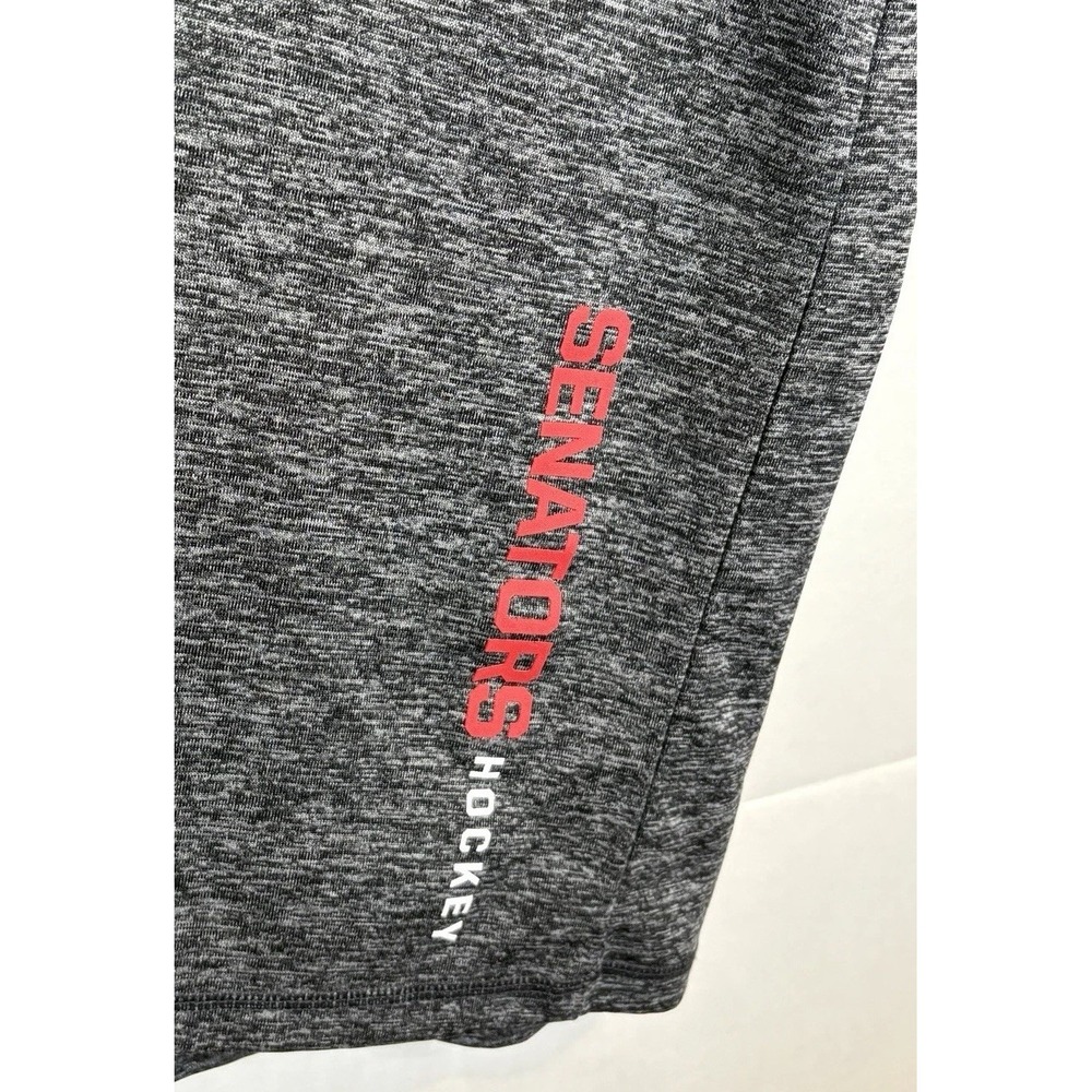 The Ottawa Senators 2XL Mens Raglan Style T-shirt Gray With Red Sleeves - Picture 4 of 8